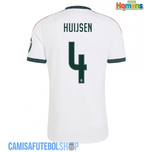 Camisa de time de futebol Real Madrid Dean Huijsen #4 Replicas 1º Equipamento 2026-27 Manga Curta